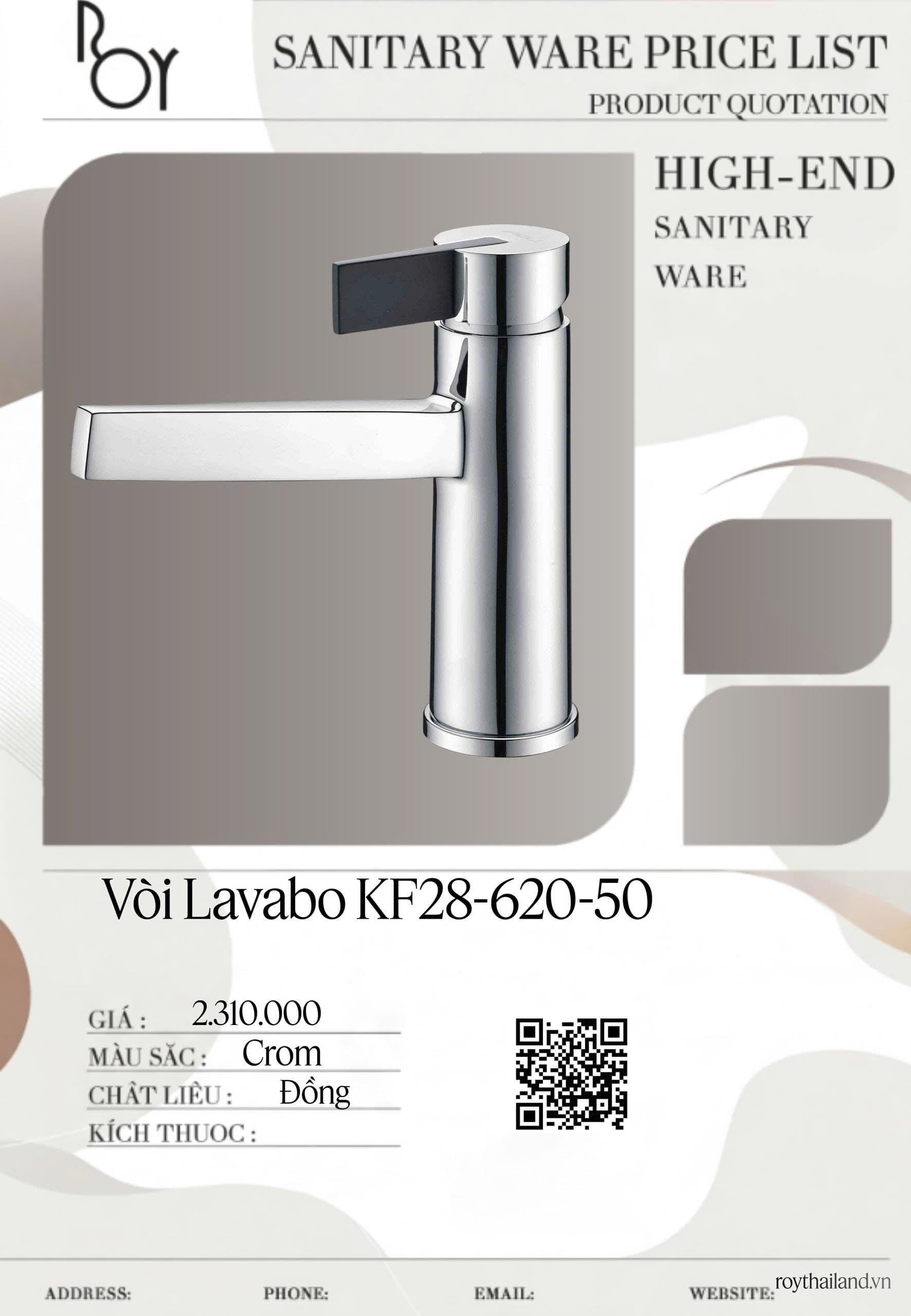 Vòi Chậu Roy Thái Lan – Mẫu 3
